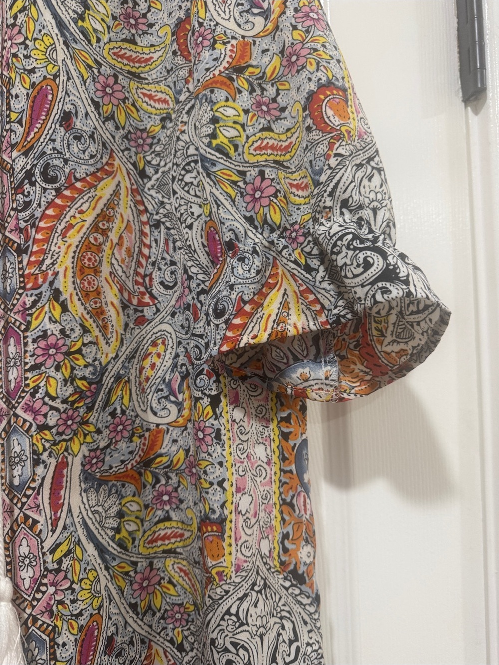Boho Paisley Maxi Dress in Multicolor - Picture 3 of 5
